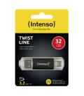 Memoria usb 3.2 intenso twist line 32gb