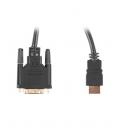 Cable hdmi a dvi 4k lanberg 1.8m - macho - macho - negro