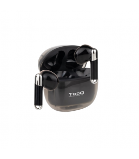 Auriculares Bluetooth TooQ Onyx TQBWH-0054B con estuche de carga/ Autonomía 4h/ Negros