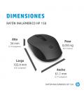 Ratón Inalámbrico HP 150/ Hasta 1600 DPI