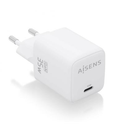 Cargador Gan de Pared Aisens ASCH-35W1P016-W/ 1xUSB Tipo-C/ 35W