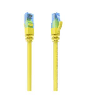 AISENS Cable De Red Latiguillo RJ45 Cat.6 UTP AWG26 CCA, Amarillo, 30 cm