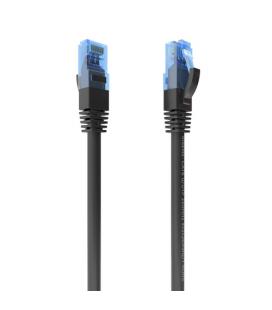 AISENS Cable De Red Latiguillo RJ45 Cat.6 UTP AWG26 CCA, Negro, 25 cm