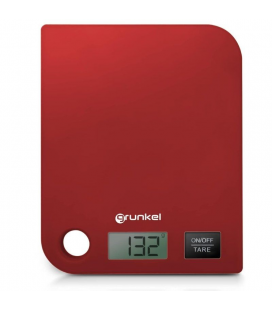 Báscula de cocina electrónica grunkel bcc-g5r/ hasta 5kg/ roja