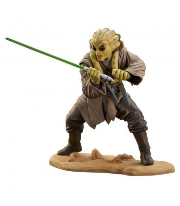 Figura diamond collection premier collection star wars el ataque de los clones kit fisto