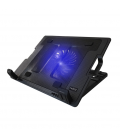 BASE EWENT PORTATIL+1 SILENT SPEED UP TO 17"- 2 PUERTOS USB