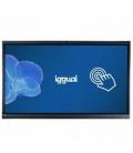 iggual Orchid 86" Pantalla plana para señalización digital 2,18 m (86") LED Wifi 400 cd / m² 4K Ultra HD Negro Pantalla táctil P