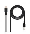 Nanocable CABLE USB 2.0 IMPRESORA, TIPO A/M-B/M, NEGRO, 3.0 M