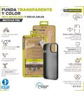 Funda muvit recycletek para apple iphone 15 plus transparente