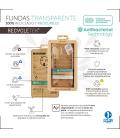 Funda muvit recycletek antibacteriana para apple iphone 12 - 12 pro transparente