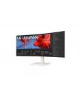 Monitor Profesional Ultrapanorámico Curvo LG UltraWide 38WR85QC-W 37.5"/ WQHD+/ Multimedia/ Blanco