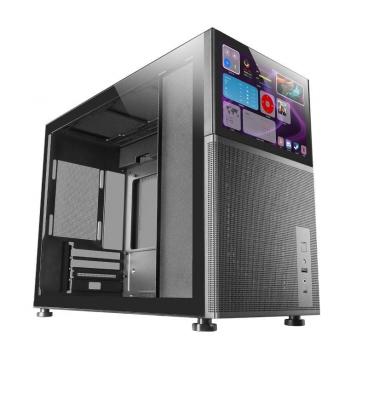 Caja gaming minitorre mars gaming mc-lcd/ pantalla ips 8'