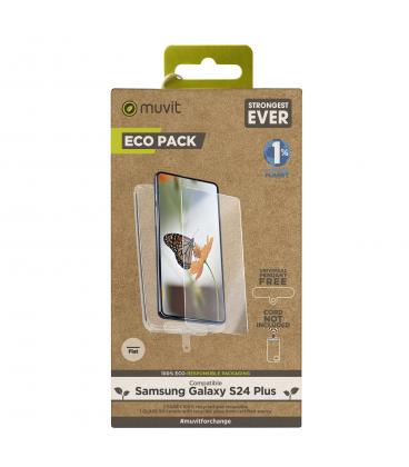 Funda muvit para samsung galaxy s24 plus + protector de pantalla vidrio templado plano