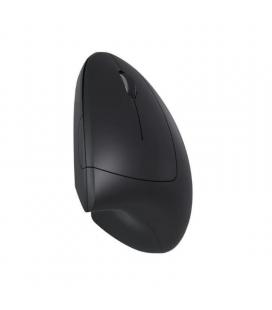 Nilox ratón wireless vertical, 1600 dpi, negro