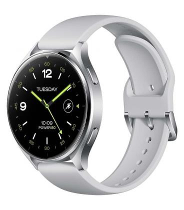 Smartwatch xiaomi watch 2/ notificaciones/ frecuencia cardíaca/ gps/ plata