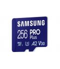 Tarjeta de Memoria Samsung PRO Plus 2023 256GB microSD XC/ Clase 10/ 180MBs