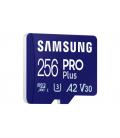 Tarjeta de Memoria Samsung PRO Plus 2023 256GB microSD XC/ Clase 10/ 180MBs