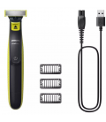 Cortabarbas Philips Oneblade QP2724/10/ con Batería/ 3 Accesorios