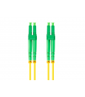 CABLE DE FIBRAOPTICA LANBERG 2M MONO LC/APC-LC/UPC DUPLEX G657A1 LSZH AMARILLO