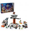 Lego city base espacial y plataforma de lanzamiento