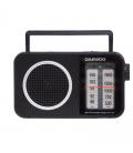 Radio portátil daewoo dw1124/ negra