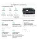 HP Smart Tank Plus Impresora multifunción inalámbrica 655, Color, Impresora para Hogar, Impresión, copia, escaneado, fax, AAD y 