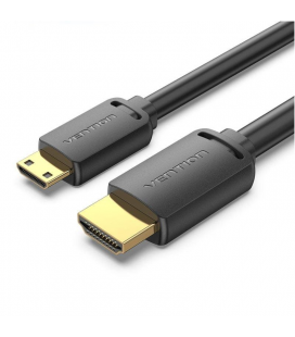 Cable hdmi 4k vention aghbf/ hdmi macho - mini hdmi macho/ 1m/ negro