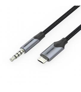 Cable audio vention bdgbg/ microusb macho - jack 3.5 macho/ 1.5m/ negro