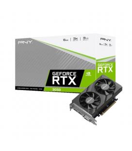 Tarjeta gráfica pny geforce rtx 3050 verto dual fan/ 6gb gddr6