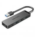 Hub usb 3.0 vention chlbf/ 4xusb/ microusb pd/ 1m