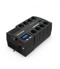 CyberPower BR1200ELCD sistema de alimentación ininterrumpida (UPS) Línea interactiva 1,2 kVA 720 W 8 salidas AC