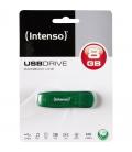 Memoria usb 2.0 intenso rainbow 8gb verde