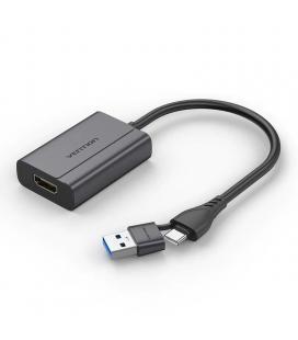 Adaptador vention acyhb/ usb tipo-c macho/ usb macho - hdmi hembra