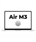 Apple macbook air 13,6'/ m3 8-core cpu/ 8gb/ 512gb ssd/ 10-core gpu/ plata