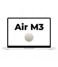 Apple macbook air 13,6'/ m3 8-core cpu/ 8gb/ 512gb ssd/ 10-core gpu/ blanco estrella