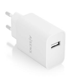 AISENS Cargador USB 10W alta eficiencia, 5V/2A, Blanco