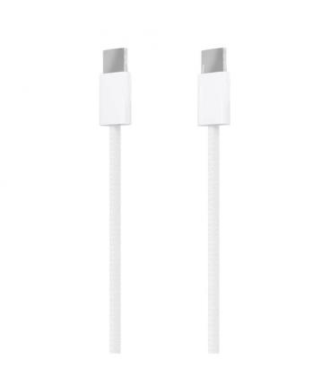 Cable USB 2.0 Aisens A107-0855/ USB Tipo-C Macho - USB Macho/ Hasta 60W/ 480Mbps/ 1m/ Blanco