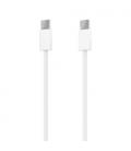 Cable USB 2.0 Aisens A107-0855/ USB Tipo-C Macho - USB Macho/ Hasta 60W/ 480Mbps/ 1m/ Blanco