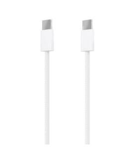 AISENS Cable USB 2.0 3A 60W Apple, tipo USB-C/M-USB-C/M, Blanco, 2.0m