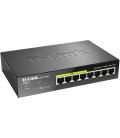 Switch 8 puertos gigabit poe d - link