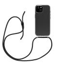 Funda muvit recycletek para apple iphone 15 transparente + colgante negro