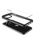 Funda muvit shockproof 2m para apple iphone 13 pro transparente - negra