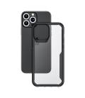 Funda muvit shockproof 2m para apple iphone 13 pro transparente - negra