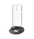 Funda muvit recycletek para apple iphone 15 pro transparente + colgante negro