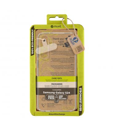 Funda muvit recycletek para samsung galaxy s24 transparente