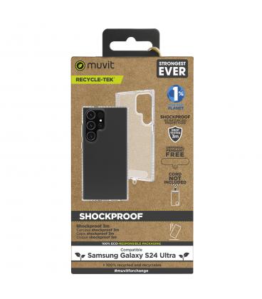 Funda muvit shockproof 2m para samsung galaxy s24 ultra transparente