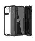 Funda muvit shockproof 2m para apple iphone 12 mini transparente - negra