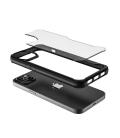 Funda muvit shockproof 2m para apple iphone 13 transparente - negra