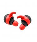 Auriculares deportivos spartan bluetooth 5.3 manos libres accesorios intercambiables detalles en rojo