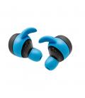 Auriculares deportivos phoenix spartan bluetooth 5.3 manos libres accesorios intercambiables detalles en azul